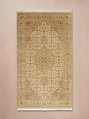 Katrina Hand-knotted Wool Persian Rug - Beige