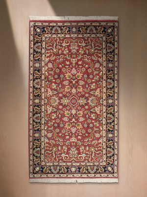 Susan Hand-knotted Wool Persian Rug - Red