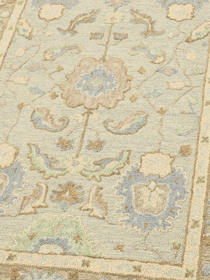 Callum Hand-tufted Wool Persian Rug - Blue