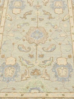 Callum Hand-tufted Wool Persian Rug - Blue