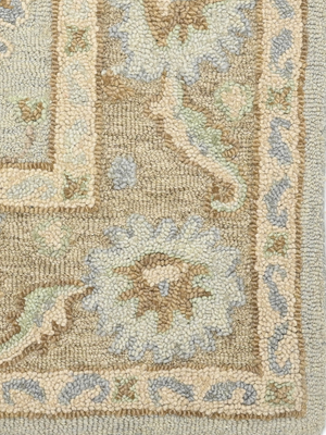 Callum Hand-tufted Wool Persian Rug - Blue