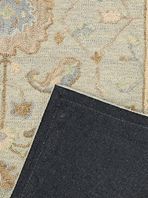 Callum Hand-tufted Wool Persian Rug - Blue