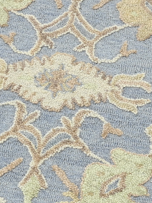 Nahid Hand-tufted Wool Persian Rug - Blue