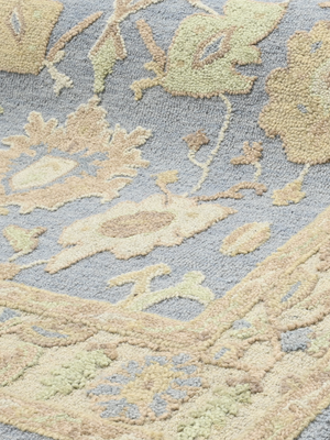Nahid Hand-tufted Wool Persian Rug - Blue