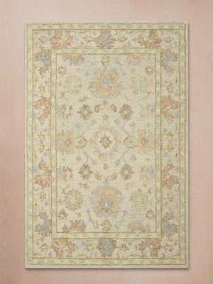 Zakir Hand-tufted Wool Persian Rug - Blue