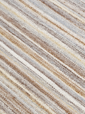 Fiona Hand-woven Indoor-Outdoor Striped Rug - Beige
