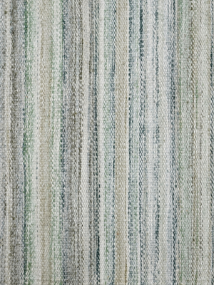 Janet Hand-woven Indoor-Outdoor Striped Rug - Green