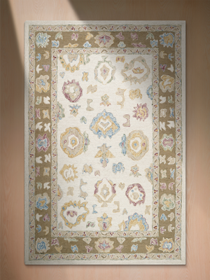 Lynn Hand-tufted Wool Persian Rug - Ivory