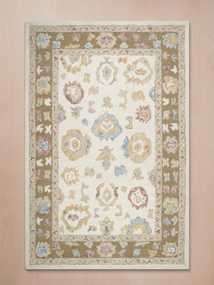 Lynn Hand-tufted Wool Persian Rug - Ivory