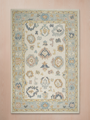 Skye Hand-tufted Wool Persian Rug - Ivory