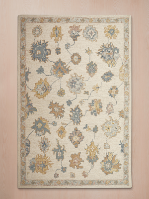 Abi Hand-tufted Wool Persian Rug - Ivory