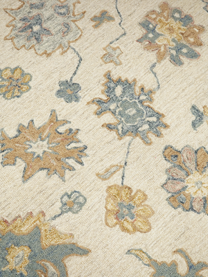 Abi Hand-tufted Wool Persian Rug - Ivory