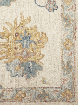 Abi Hand-tufted Wool Persian Rug - Ivory