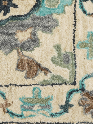 Justin Hand-tufted Wool Persian Rug - Cream