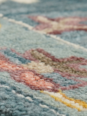 Montana Hand-tufted Wool Persian Rug - Blue