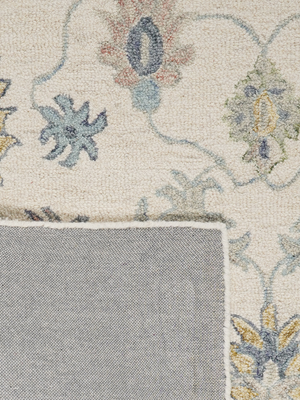 Dilay Hand-tufted Wool Persian Rug - Ivory