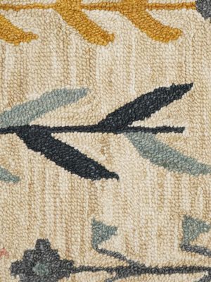 Pamela Hand-tufted Wool Floral Rug - Beige
