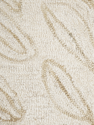 Yoan Hand-tufted Wool Floral Rug - Beige