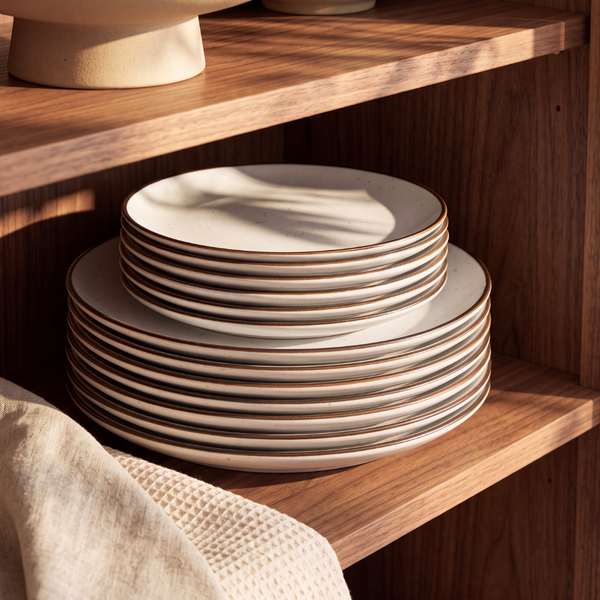White Sparkle Side Plates (Set of 6)